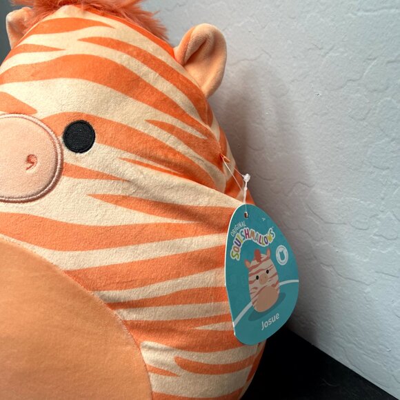 Squishmallow NWT "JOSUE" The Zebra 11" - Picture 2 of 6